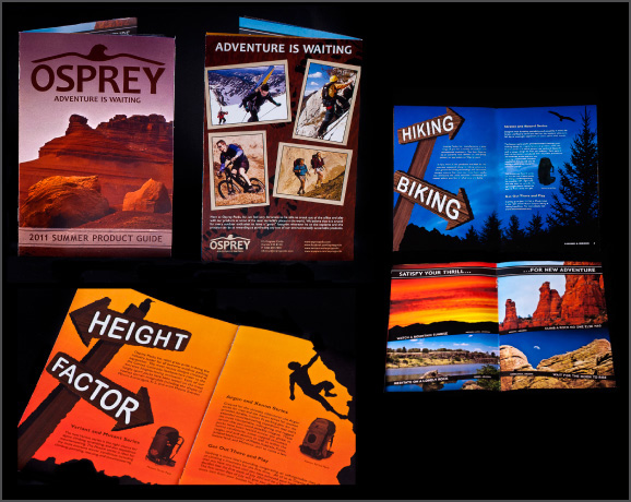 Osprey Packs, Inc. redesigned product brochure